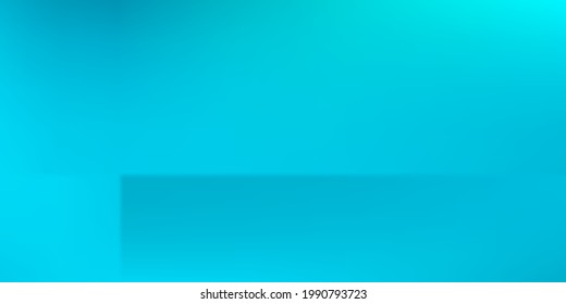 Dark Aqua Empty Modern Design Backdrop. Water Azure Bright Smooth Watercolor Colorful Surface. Sea Vibrant Modern Turquoise Gradient Mesh Illustration. Blue Blank Ocean Original Screens Background.