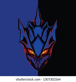 Dark Aqua : Logo E-Sport Gaming