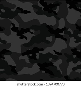 dark army camouflage vector seamless print