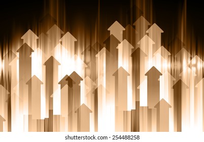 Dark arrow brown Light Abstract Technology background for computer graphic website internet. text box. Brochure. 