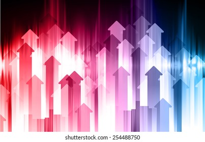 Dark arrow colorful Light Abstract Technology background for computer graphic website internet. text box. Brochure. 