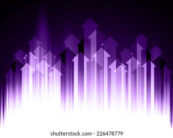 Dark arrow purple Light Abstract Technology background for computer graphic website internet. text box. Brochure.