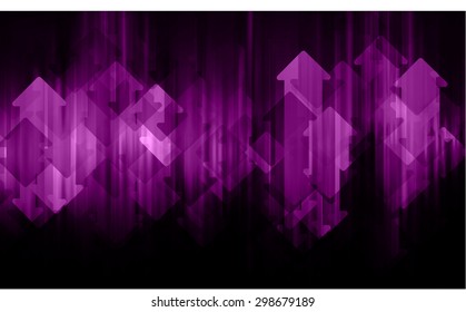 Dark arrow purple Light Abstract Technology background for computer graphic website internet. text box. Brochure. infographics. cyber
