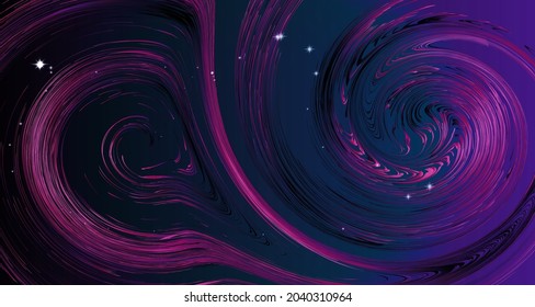 Dark art neon abstraction background cosmos new art