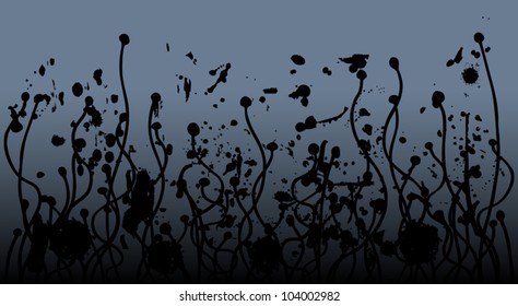 Dark art paint wallpaper