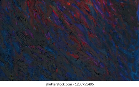 Dark art template.Oil painting vector texture. - Vector