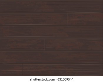 Dark Ash Walnut Wood Timber Flooring or Siding Planks Background  - Detailed vector, Grouped and Layered, easy to edit and change colors EPS10