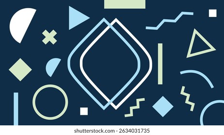 Dark backdrop filled with light abstract shapes and flowing lines. Ideal for tech branding, futuristic projects, or bold design layouts.