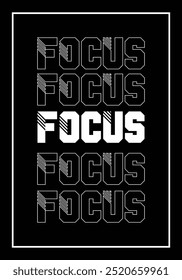 Diseño de enfoque de fondo oscuro simple