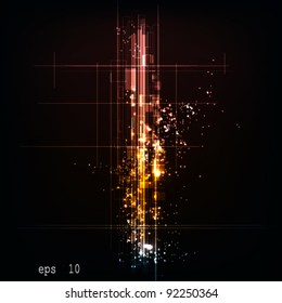 dark background