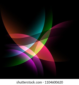 dark background abstract and corlorful with wallpaper vector design