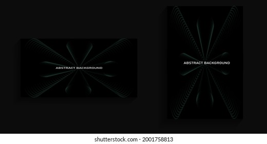 dark background with abstract lines for cover, banner, poster