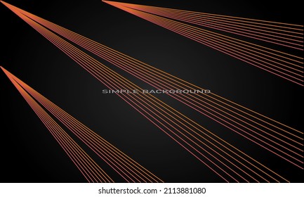 fondo oscuro con líneas anaranjadas abstractas