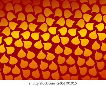 Dark background with abstract pattern of colorful water drops.