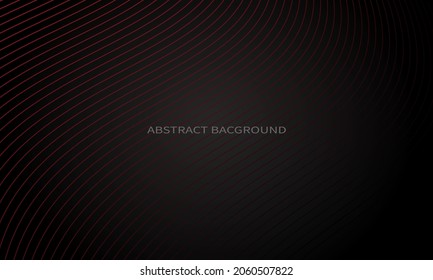 dark background with abstract red line for cover, banner, poster, billboard