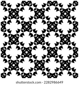 Fondo oscuro con formas abstractas. Textura en blanco y negro. Patrón de repetición monocromo sin inconvenientes para páginas web, texturas, tarjeta, afiche, tela, textil.
