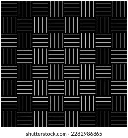 Fondo oscuro con formas abstractas. Textura en blanco y negro. Patrón de repetición monocromo sin inconvenientes para páginas web, texturas, tarjeta, afiche, tela, textil.