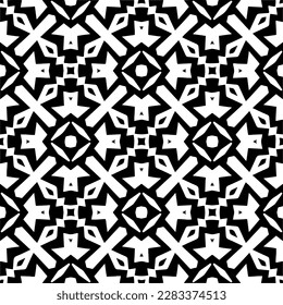 Fondo oscuro con formas abstractas. Textura en blanco y negro. Patrón de repetición monocromo sin inconvenientes para páginas web, texturas, tarjeta, afiche, tela, textil.