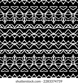 Fondo oscuro con formas abstractas. Textura en blanco y negro. Patrón de repetición monocromo sin inconvenientes para páginas web, texturas, tarjeta, afiche, tela, textil.