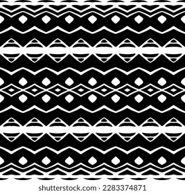 Fondo oscuro con formas abstractas. Textura en blanco y negro. Patrón de repetición monocromo sin inconvenientes para páginas web, texturas, tarjeta, afiche, tela, textil.