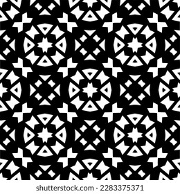 Fondo oscuro con formas abstractas. Textura en blanco y negro. Patrón de repetición monocromo sin inconvenientes para páginas web, texturas, tarjeta, afiche, tela, textil.