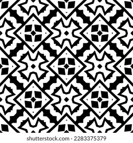 Fondo oscuro con formas abstractas. Textura en blanco y negro. Patrón de repetición monocromo sin inconvenientes para páginas web, texturas, tarjeta, afiche, tela, textil.