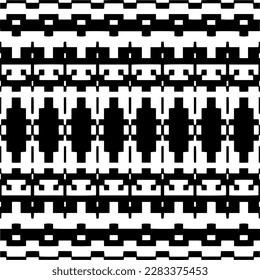 Dunkler Hintergrund mit abstrakten Formen. Schwarz-Weiß-Textur. Nahtlose monochrome Wiederholung Muster für Webseiten, Texturen, Karten, Poster, Gewebe, Textilien.