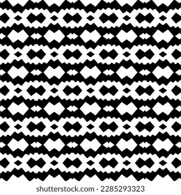 Fondo oscuro con formas abstractas. Textura en blanco y negro. Patrón de repetición monocromo sin inconvenientes para páginas web, texturas, tarjeta, afiche, tela, textil.