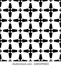 Fondo oscuro con formas abstractas. Textura en blanco y negro. Patrón de repetición monocromo sin inconvenientes para páginas web, texturas, tarjeta, afiche, tela, textil.