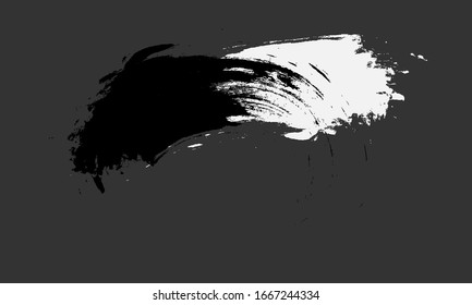 
Dark background with abstract watercolor design.Vector illustration. minimalist black and white. 
