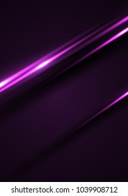 Dark background, abstraction. Business style, violet color. Material design.