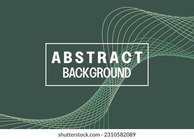 dark background, with an attractive curvy outline pattern. vector template for banner, greeting card, cover, social media, web, music.
