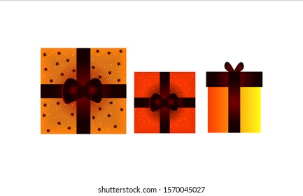 Dark background with Awesome gift box