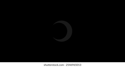 Fondo oscuro, luna negra, para personas deprimidas