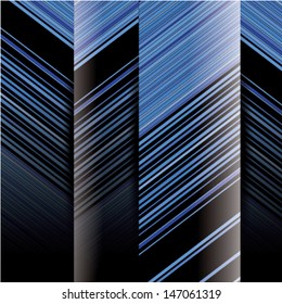 Dark background with blue stripes 
