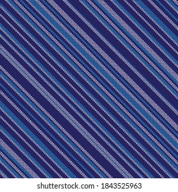 Dark background with blue and white dotted pattern. Horizontal wallpaper with abstract lines