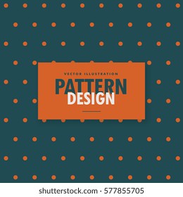 dark background with brown polka dots
