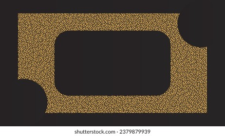 DARK BACKGROUND WITH COPY SPACE ARE. TURING GOLD COLOR ABSTRACT PATTERN DESIGN VECTOR GOOD FOR WALLPAPER, COVER,POSTER 