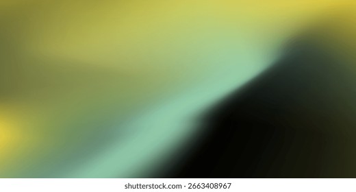 Design de fundo escuro com gradiente de luz verde simples e suave.