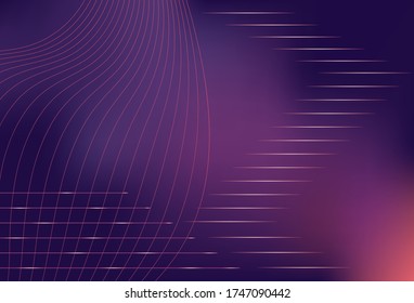 Dark background with different lines. It looks good on the cover
