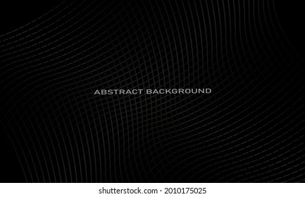 dark background with elegant abstract lines for cover, poster, banner, billboard, card background