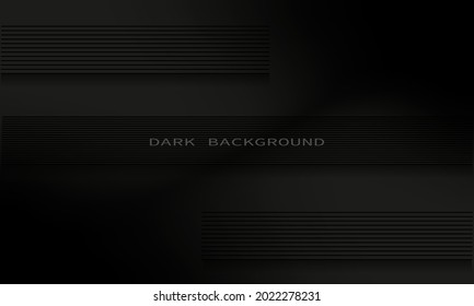 dark background with elegant abstract lines for cover, poster, banner, billboard