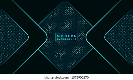dark background with elegant luxury neon ornaments