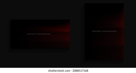 dark background with elegant red line for cover, banner, poster, billboard