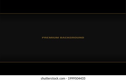 dark background with elegant square shaped gold line for cover, poster, banner, billboard