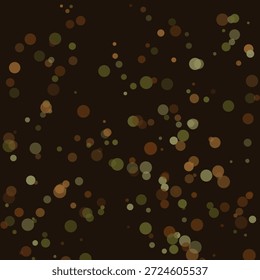 Fundo escuro com círculos de Bokeh dispersos em tons terrosos pontos padrão