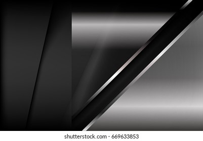 The dark background and glass-metallic glossy elements