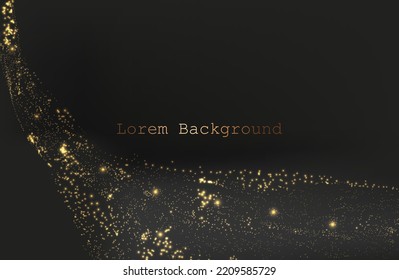 dunkler Hintergrund mit Glanz. ein Strahlungsweg. luxuriöser Hintergrund