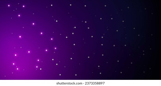dark background with glowing stars