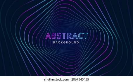 Dark background with gradient curved lines